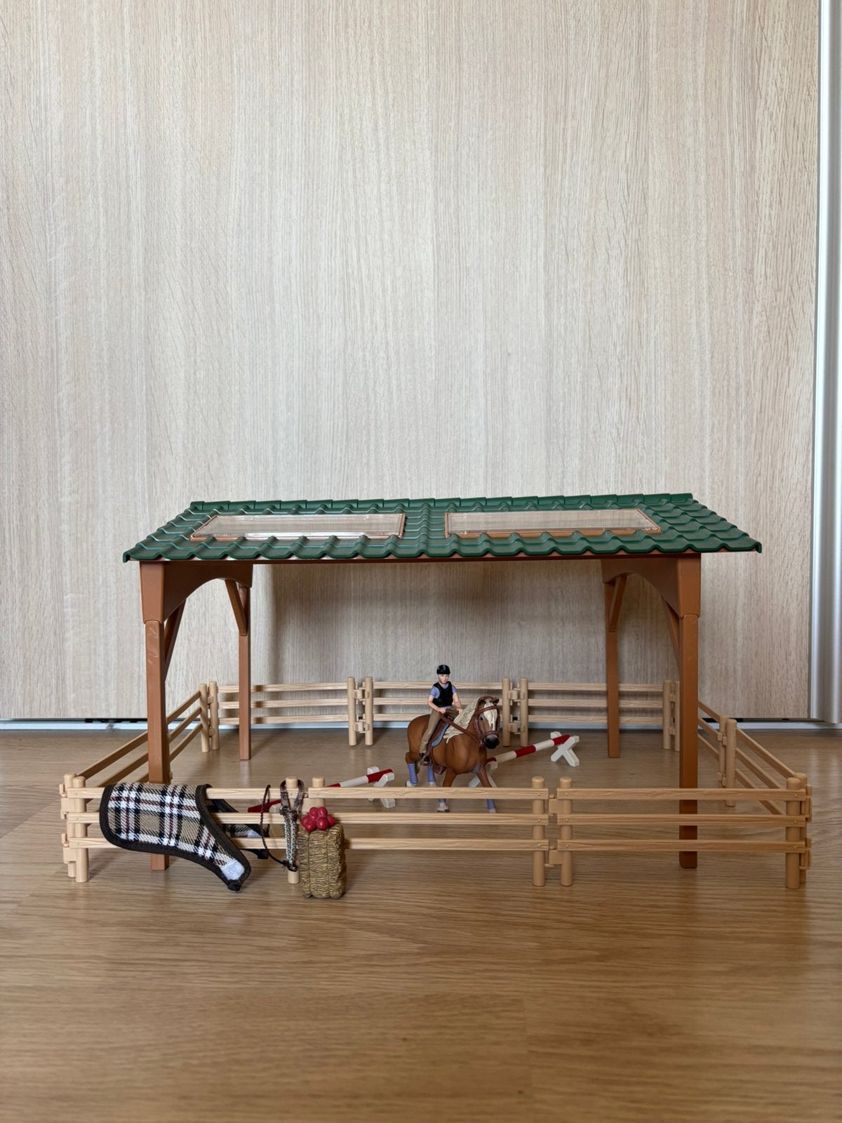 Schleich paarden piste, Verzamelen, Ophalen, Zo goed als nieuw
