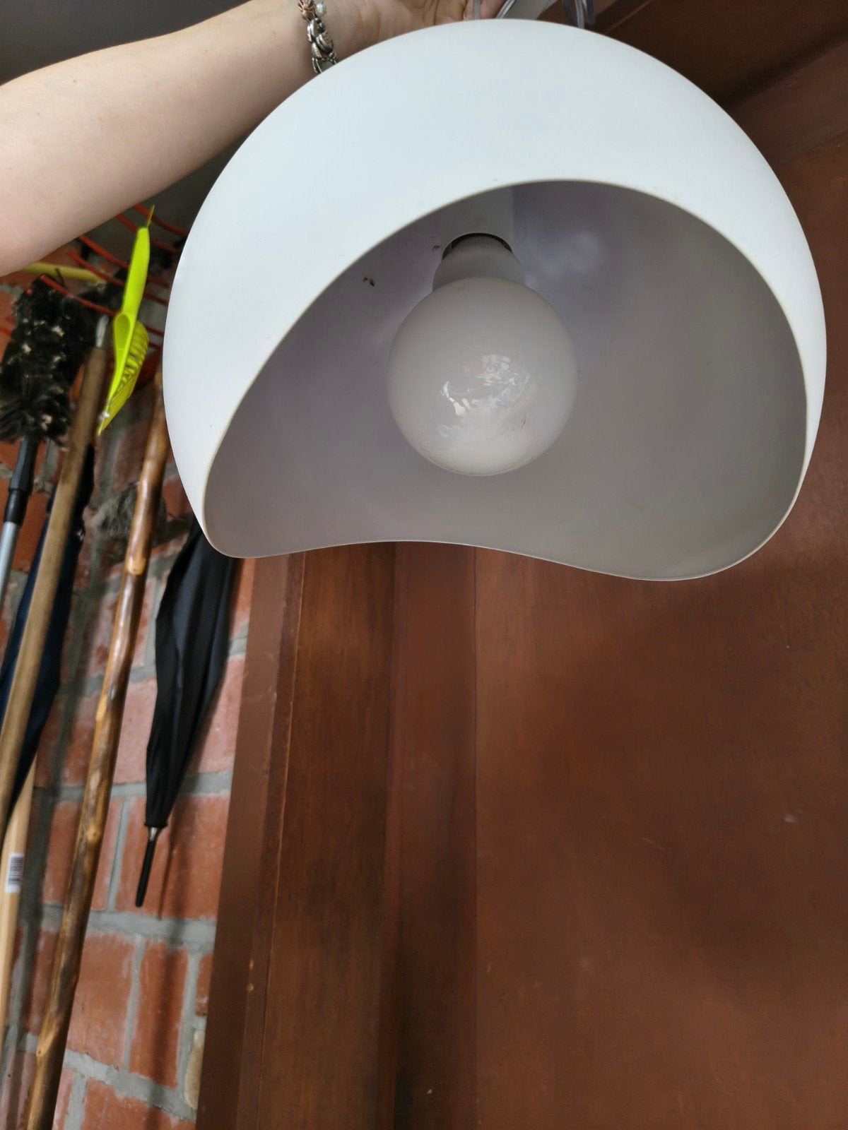 hanglamp, Source lumineuse incluse, Comme neuf, Enlèvement, E27 (grand)