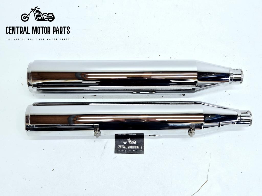 Chromen dempers + Hittenschilden Softail 2021-2024, Ophalen of Verzenden, Gebruikt