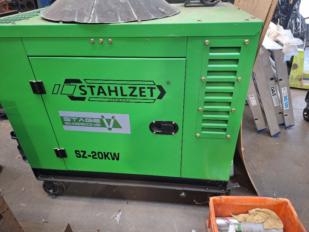 Stahlzet SZ-20KW Stage V Dieselgenerator 20KVA Nieuw!, Articles professionnels, Enlèvement