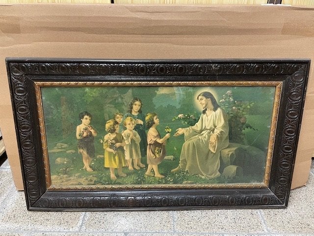 Authentieke kaders/schilderijen in originele staat, Antiek en Kunst, Ophalen, Klassiek