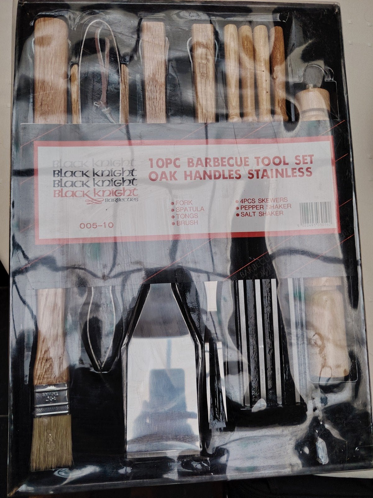roestvrijstalen BBQ set, 10 delig. Nooit gebruikt, Enlèvement