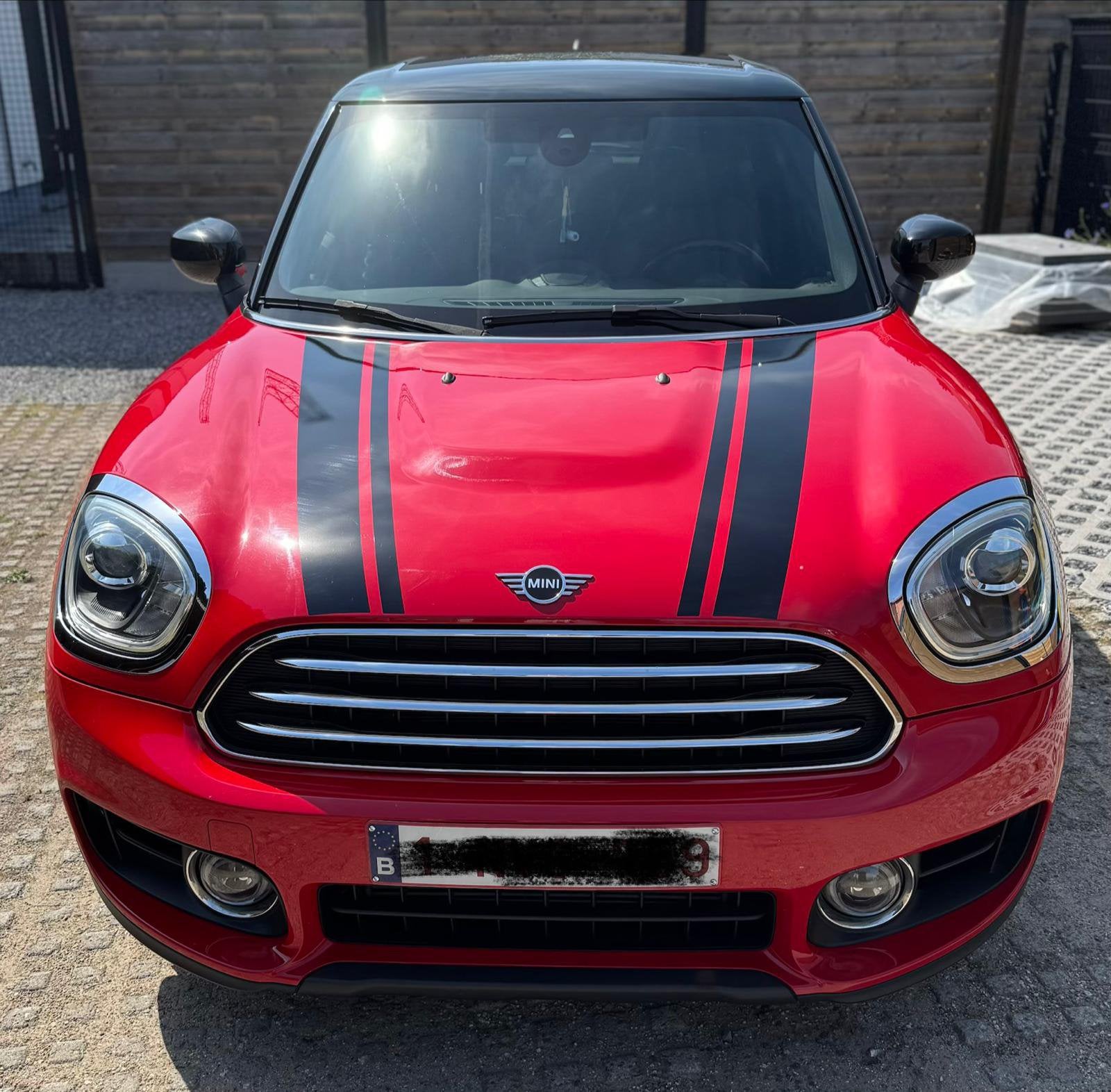 Mini countryman, Auto's, Mini, Leder en Stof, Stadsauto, Rood, BTW verrekenbaar