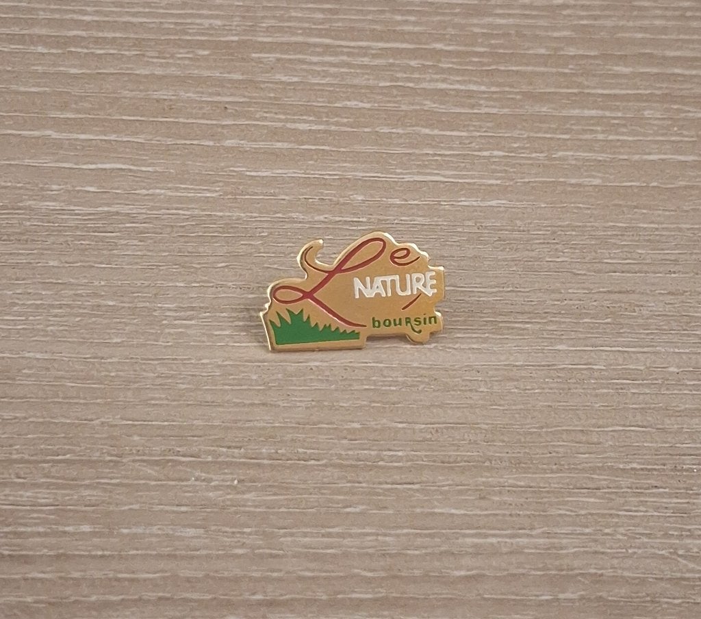 PIN - BOURSIN - KAAS - FROMAGE, Envoi, Utilisé, Marque, Insigne ou Pin's