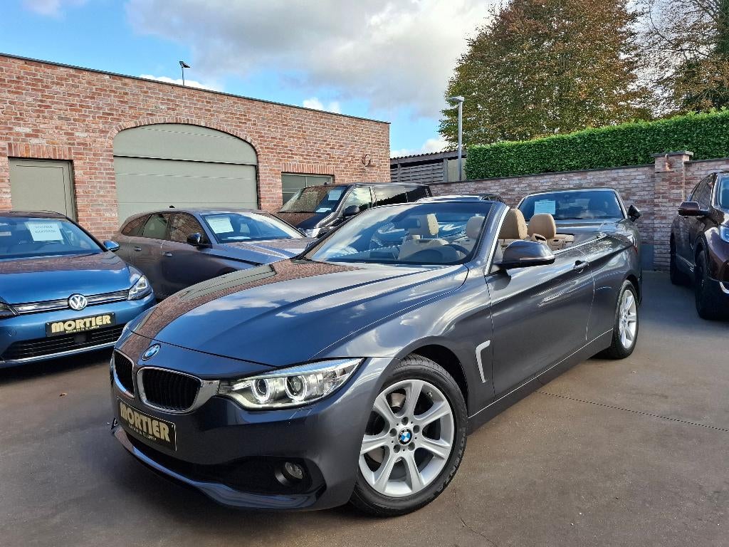 BMW 420i Cabrio,184pk/1ste eig,Leder,Navi,Pdc,Cc,Xenon,Gar, Auto's, Voorwielaandrijving, 4 zetels, 4 cilinders, Cabriolet