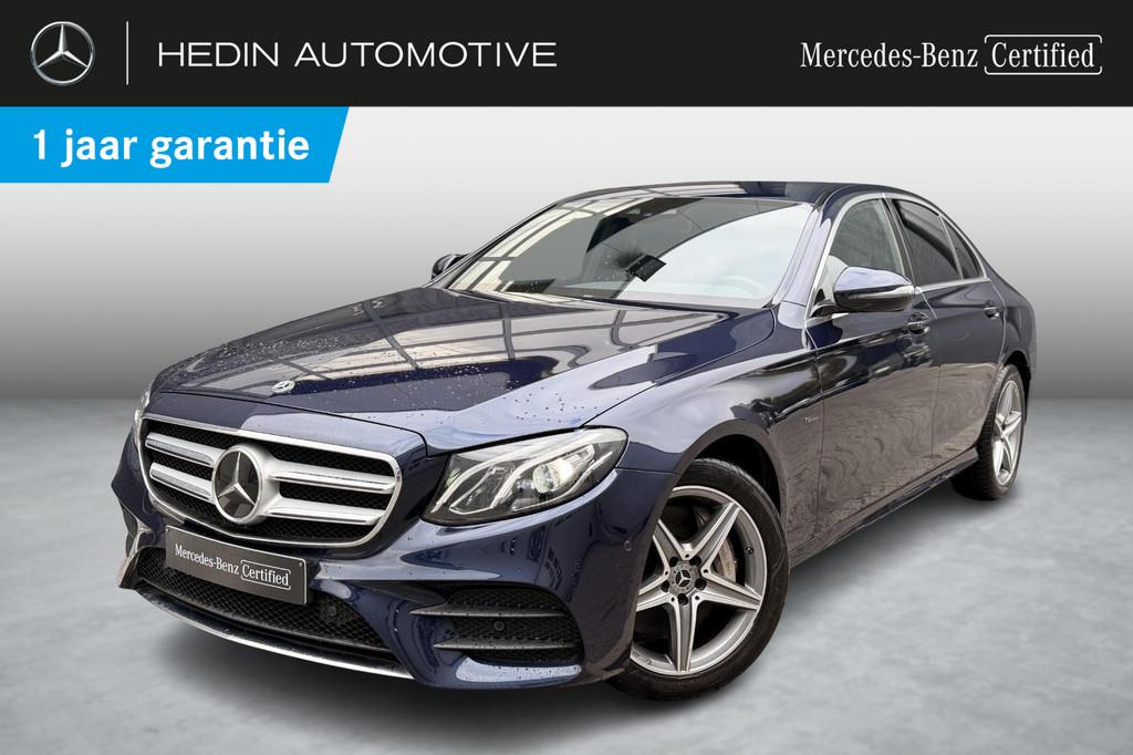 Mercedes-Benz E-Klasse 300 DE Berline AMG Line | Smartphone, Auto's, 4 deurs, 4 cilinders, Blauw, Plug-in hybride