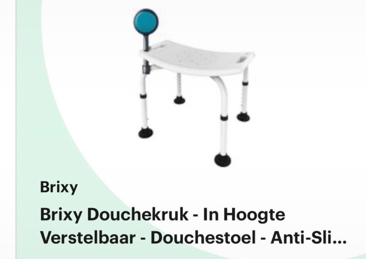 Douche kruk, Huis en Inrichting, Ophalen of Verzenden, Zo goed als nieuw