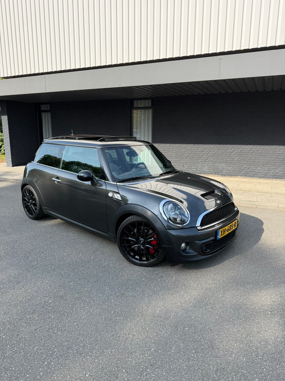 Mini Cooper S R56 - H&K|LEER|PANO|NAVI|JCW, Autos, Cuir, Achat, Ordinateur de bord, Noir