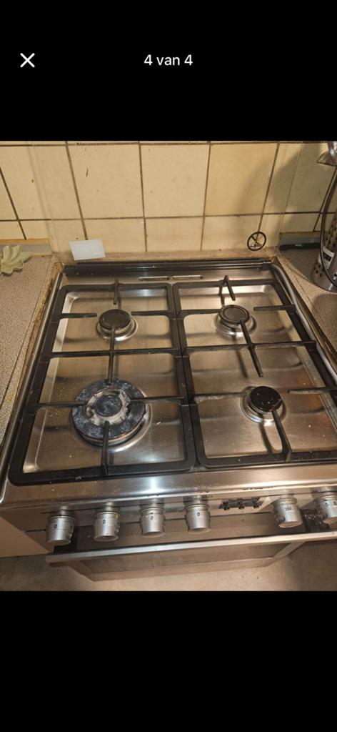 Gasfornuis, Elektronische apparatuur, Fornuizen, Ophalen, Gebruikt, 60 cm of meer, Gas