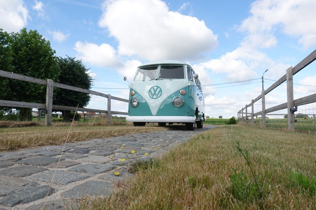 Volkswagen T1 sunroof (bj 1964), Auto's, Bestelwagens en Lichte vracht, Achterwielaandrijving, Gebruikt, 4 cilinders, https://public.car-pass.be/vhr/308b4cfa-f687-431b-88cc-62af0ef6bd89