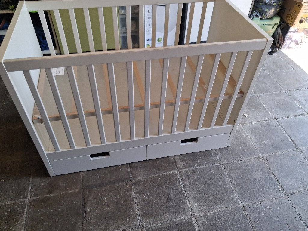Babybed met lades, Kinderen en Baby's, Babyparken, Ophalen, Gebruikt, Vierkant