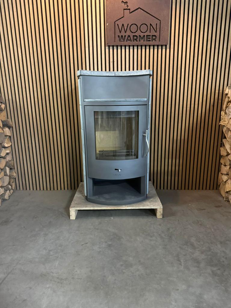 25234 Speksteenkachel Olsberg 8kw, Ophalen, Gebruikt, Houtkachel, Vrijstaand