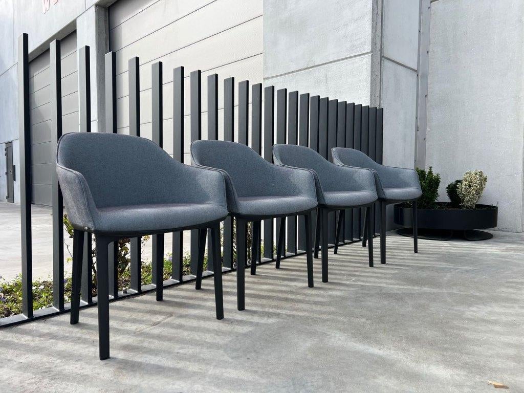 Vitra softshell bouroullec stoelen, 4X, Verzenden, Design, Zo goed als nieuw, Vijf, Zes of meer stoelen