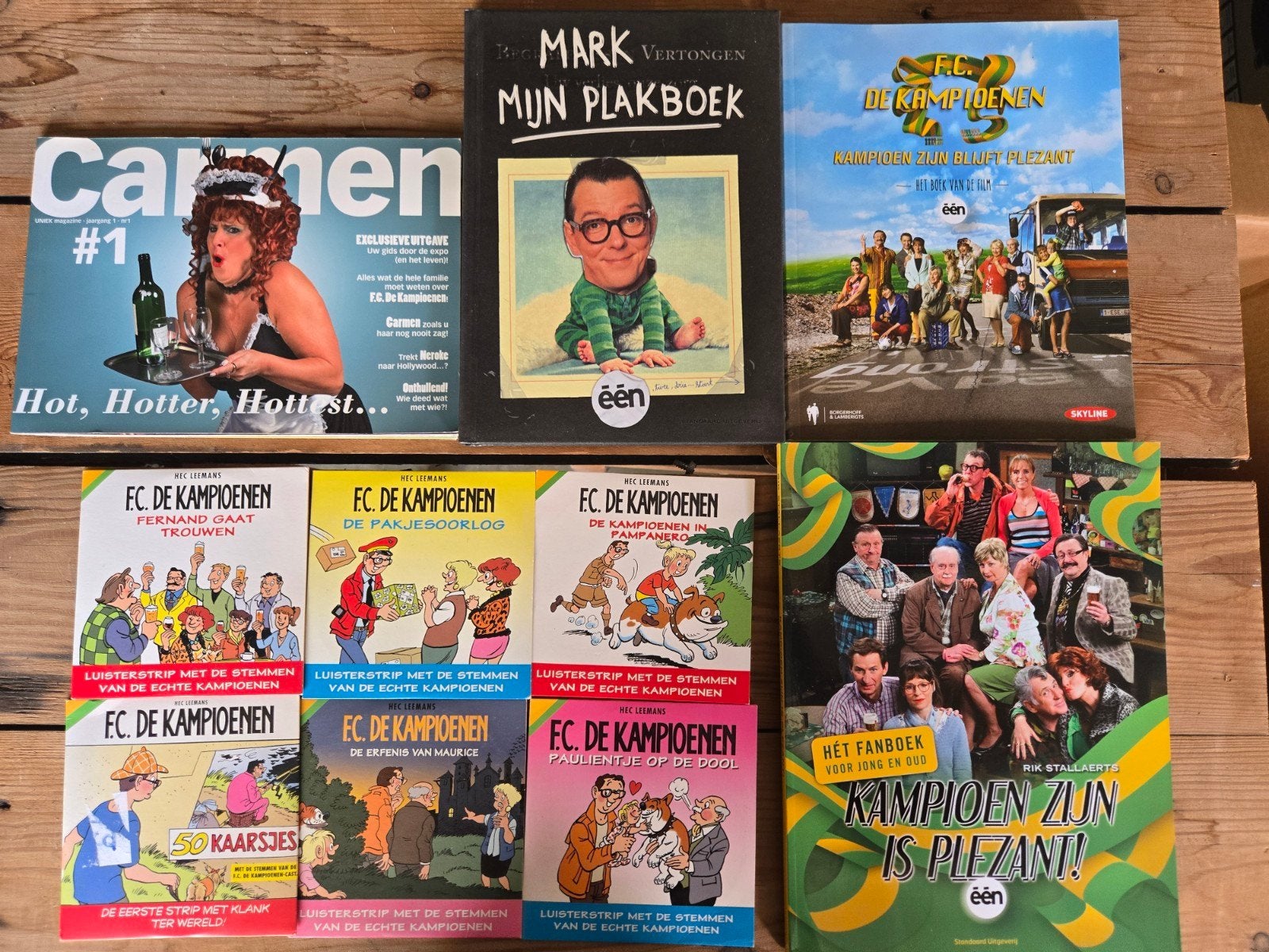 F.C. De Kampioenen 4 Boeken & 6 Luisterstrips, Boeken, Ophalen, Gelezen