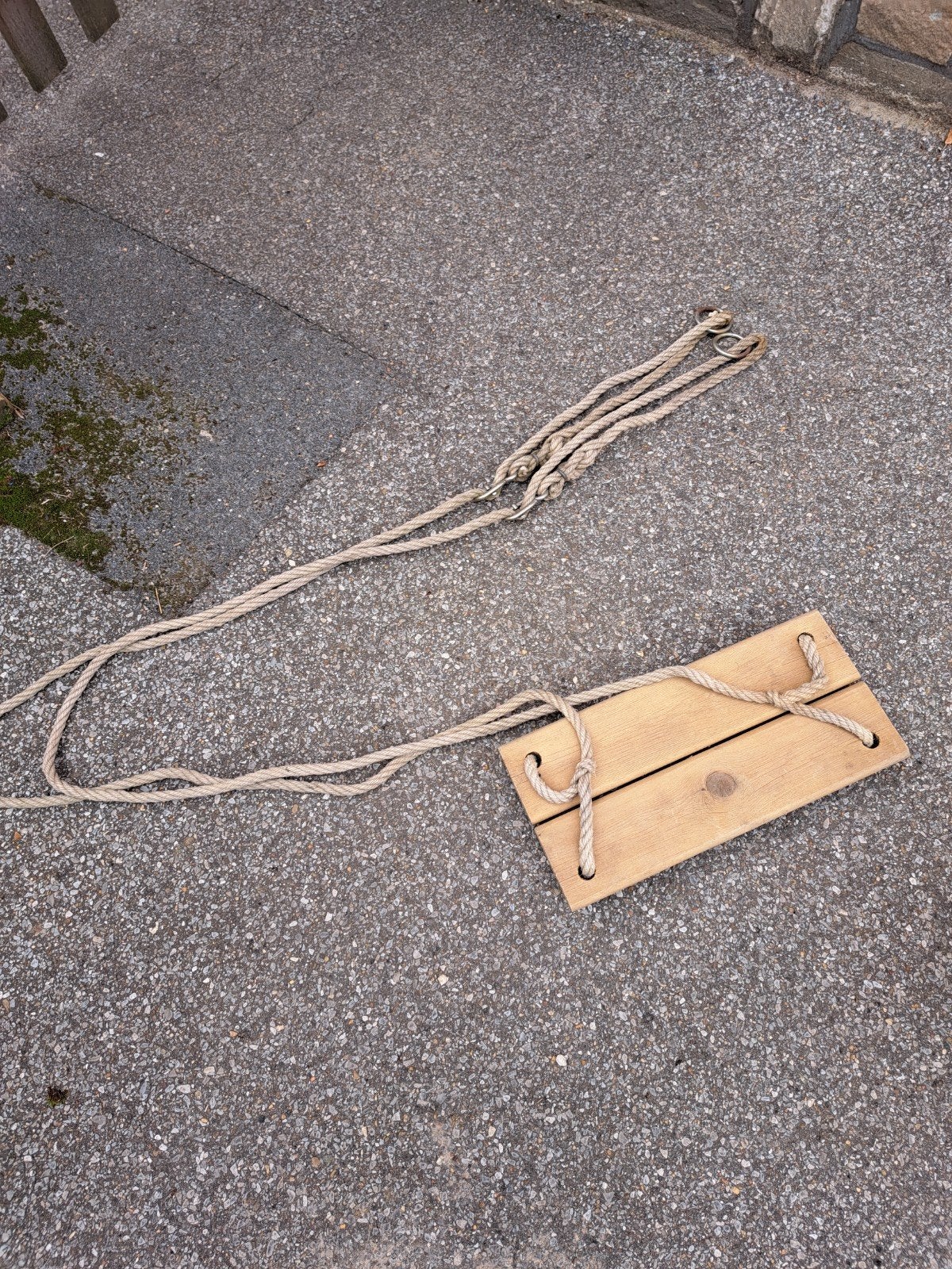 houten schommel in prima staat en klim touw en nog veel meer, Ophalen of Verzenden, Zo goed als nieuw, Schommel