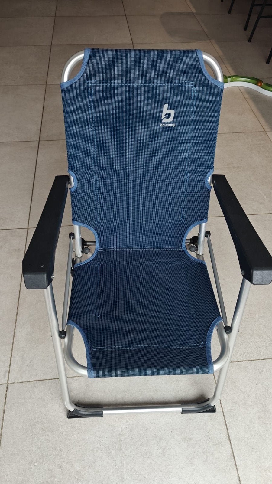 Kinderkampeerstoel Bo-Camp blauw, Caravans en Kamperen, Ophalen, Zo goed als nieuw, Campingstoel