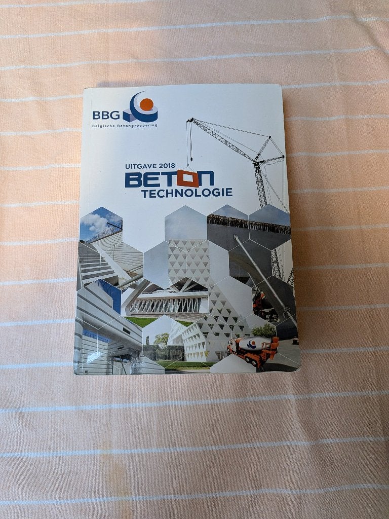 Cursus betontechnologie Universiteit Antwerpen, Ophalen of Verzenden, Zo goed als nieuw