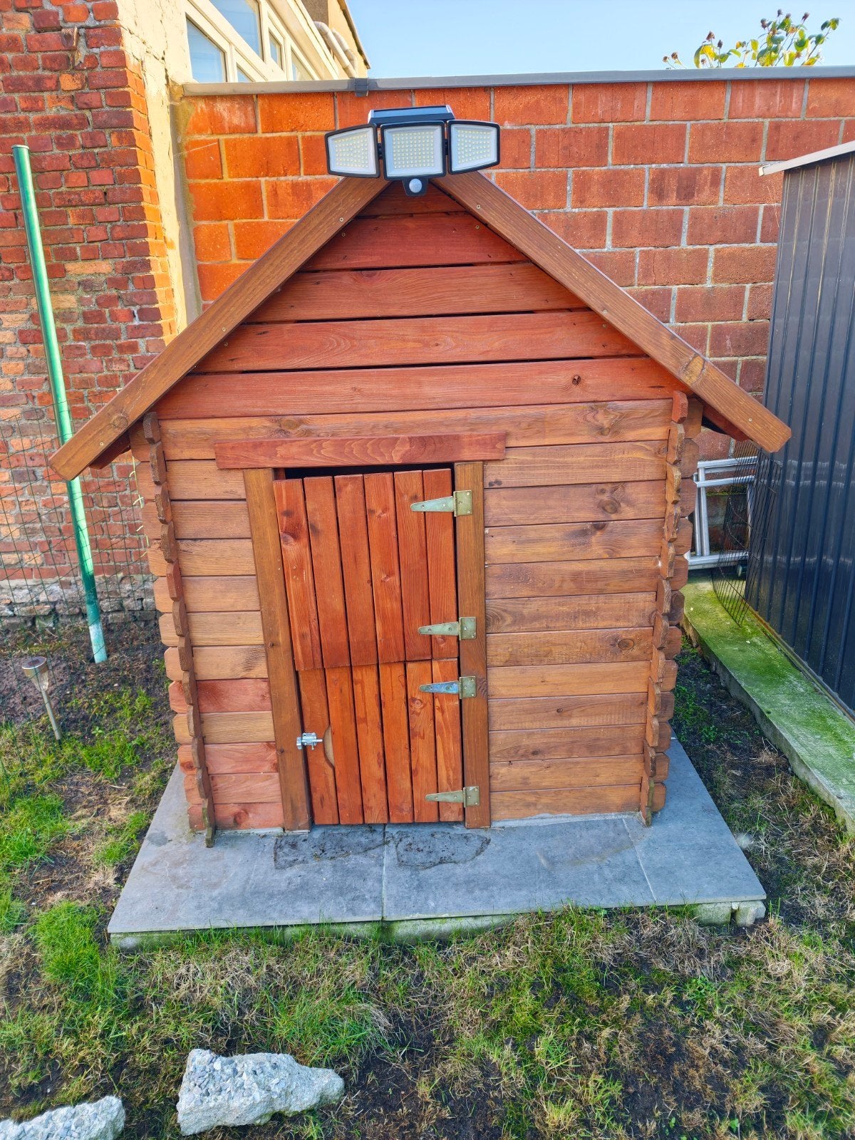 houten speelhuisje, Ophalen, Zo goed als nieuw, Hout