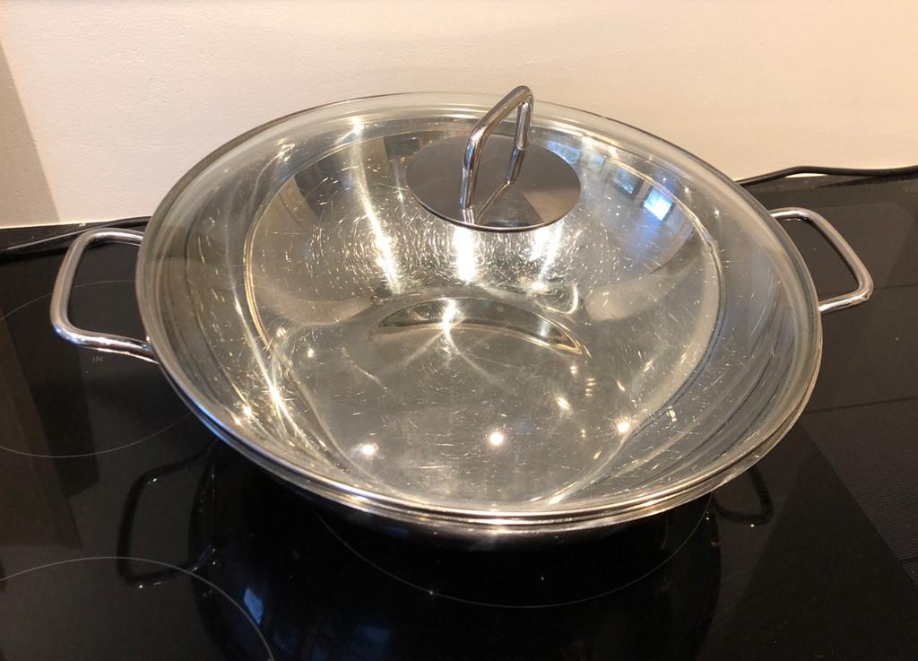 Wmf Wok, Inox, Plaques à induction, Enlèvement, Utilisé