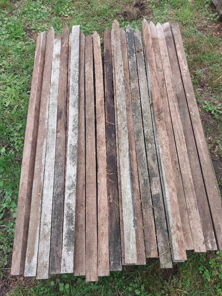 Bangkirai palen te koop ., Poteaux, Bois dur, Enlèvement, Neuf