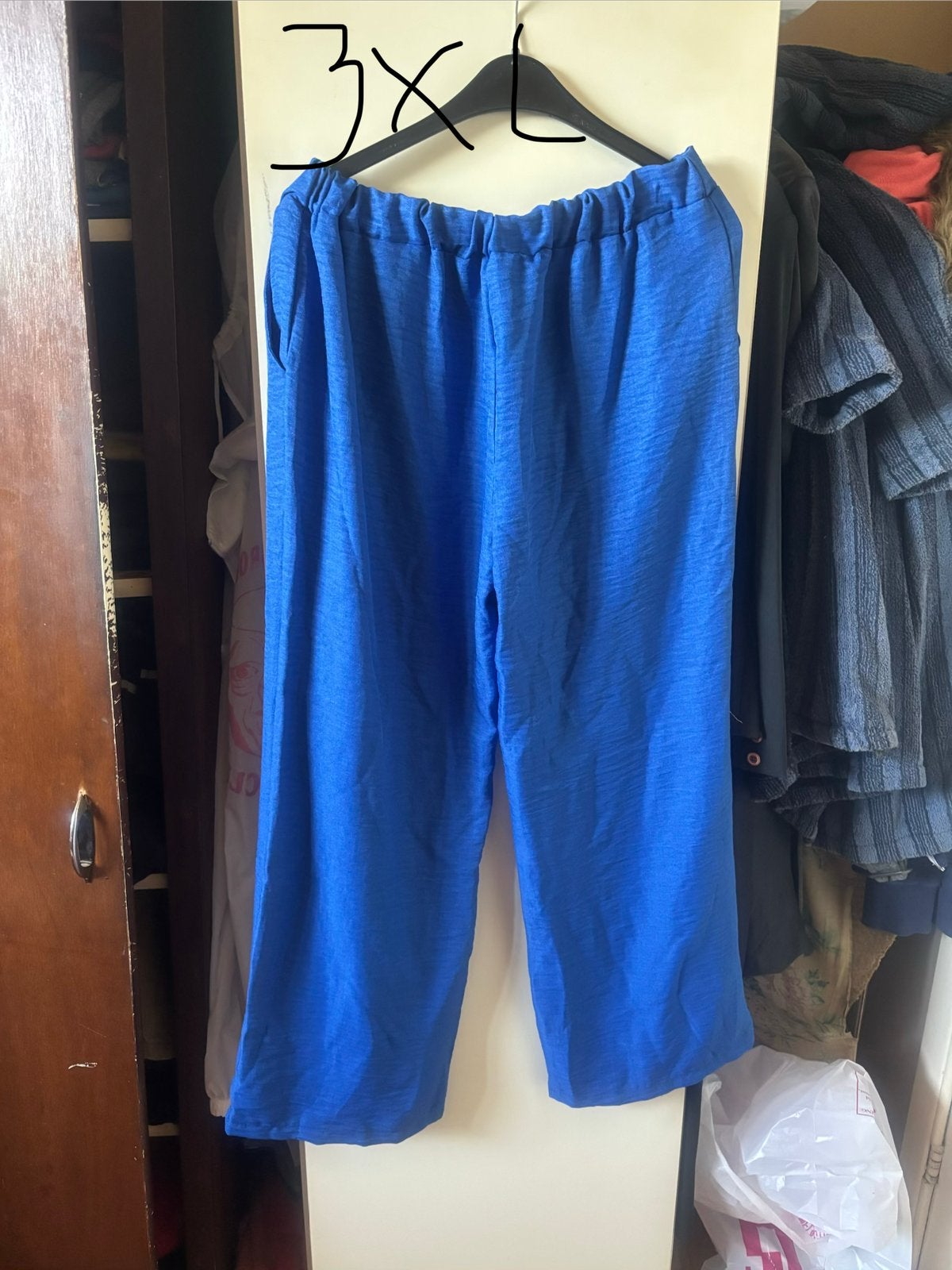 pantalon, Vêtements | Femmes, Grandes tailles, Enlèvement ou Envoi, Comme neuf, Bleu, Pantalon ou Jeans