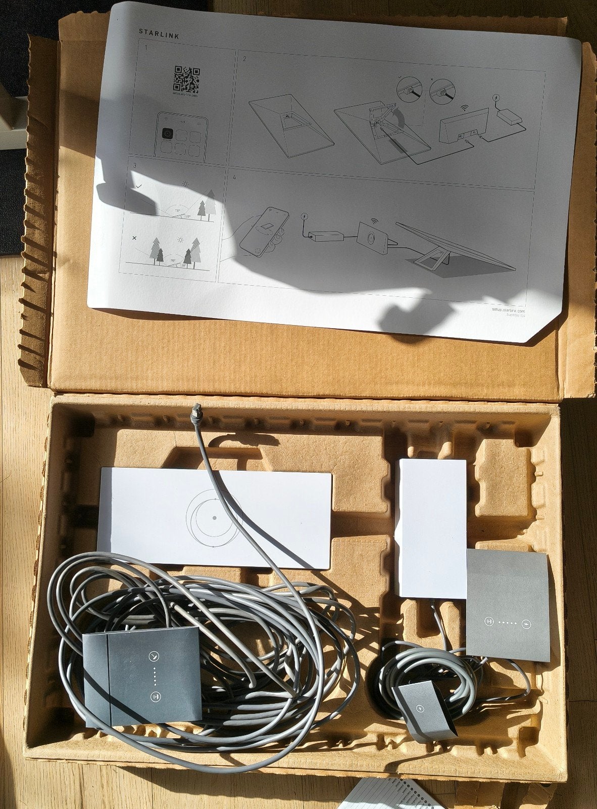 Starlink Standard 4 / V4 / Gen 3 – complete originele kit, Ophalen of Verzenden, Zo goed als nieuw, Router, Starlink