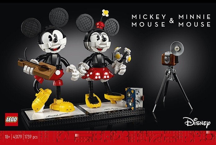 lego mickey en minnie, Lego, Ophalen of Verzenden, Zo goed als nieuw, Compleet
