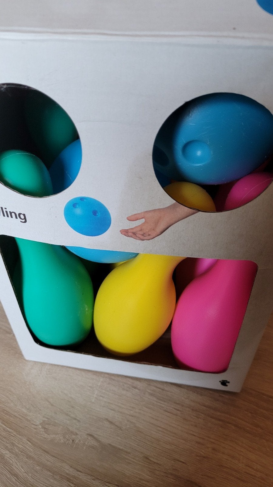 Bowling kinderen, Ophalen