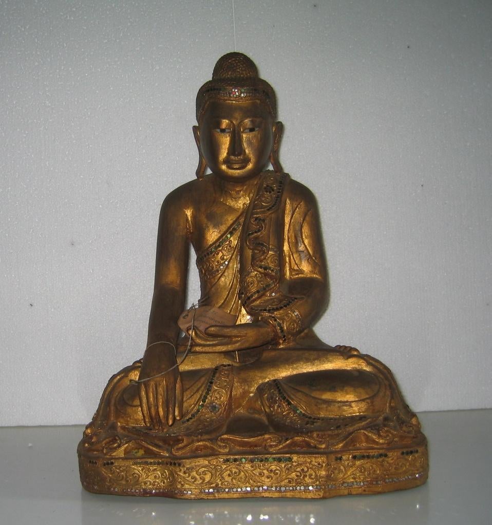 Bouddha assis de Thaïlande - 8093, Antiquités & Art, Enlèvement