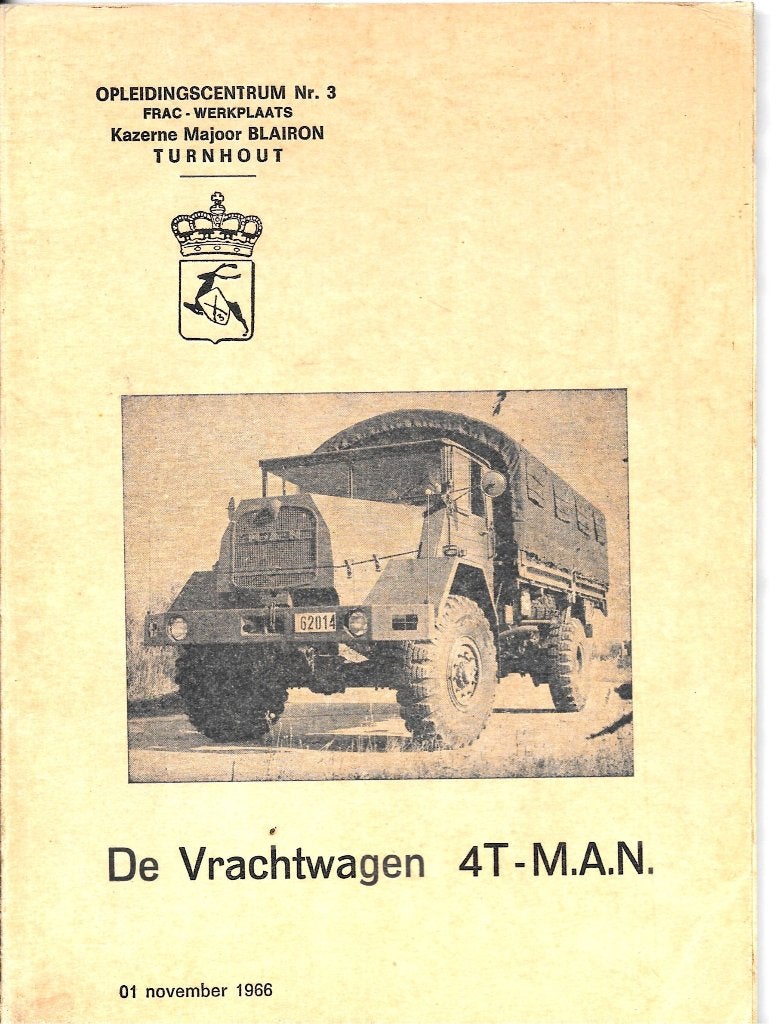 M.A.N. 4T,  onderhoudsboekje, Ophalen of Verzenden