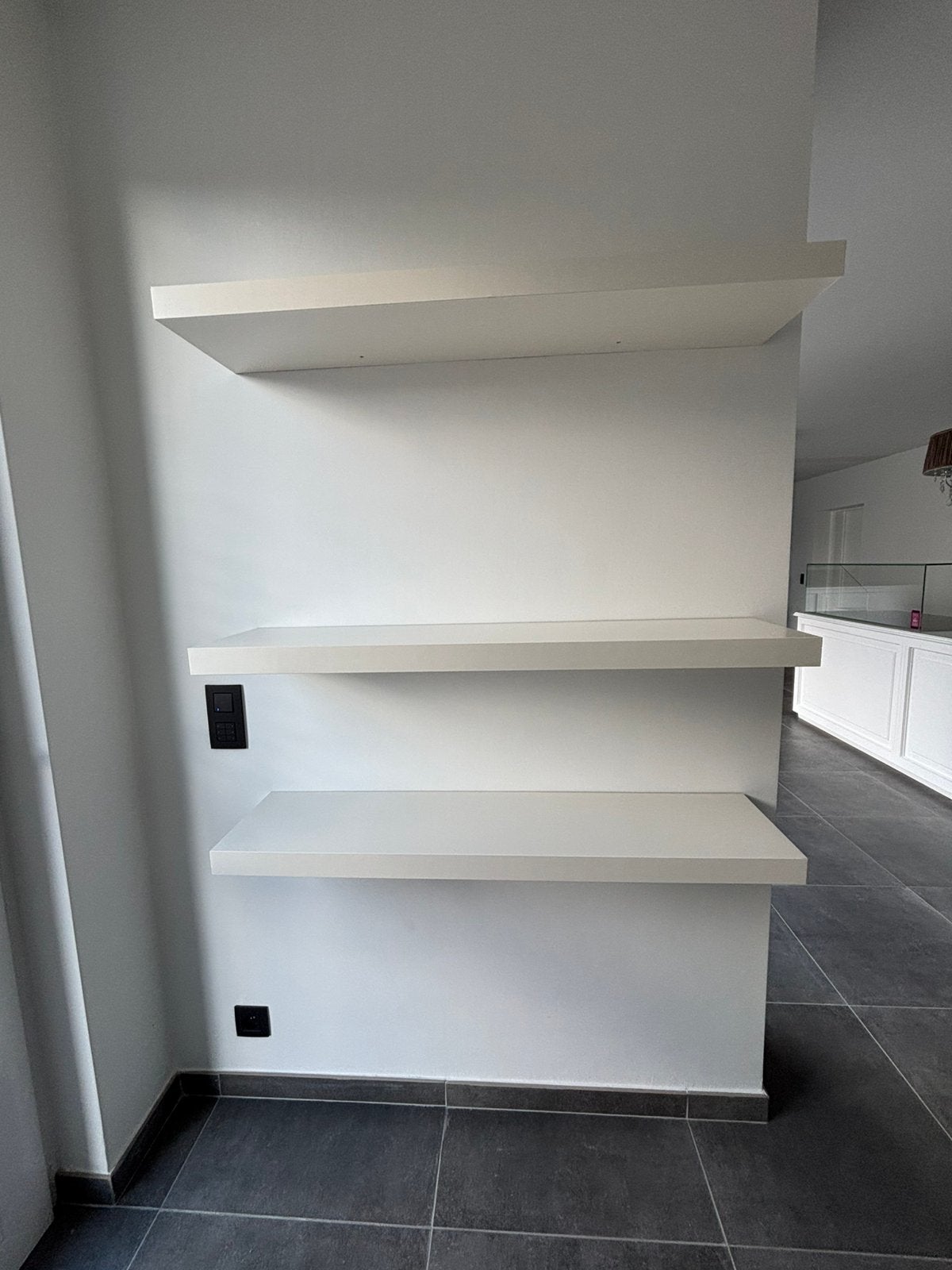 Wandplank - wit, Huis en Inrichting, Ophalen, Gebruikt, Wit, Overige typen