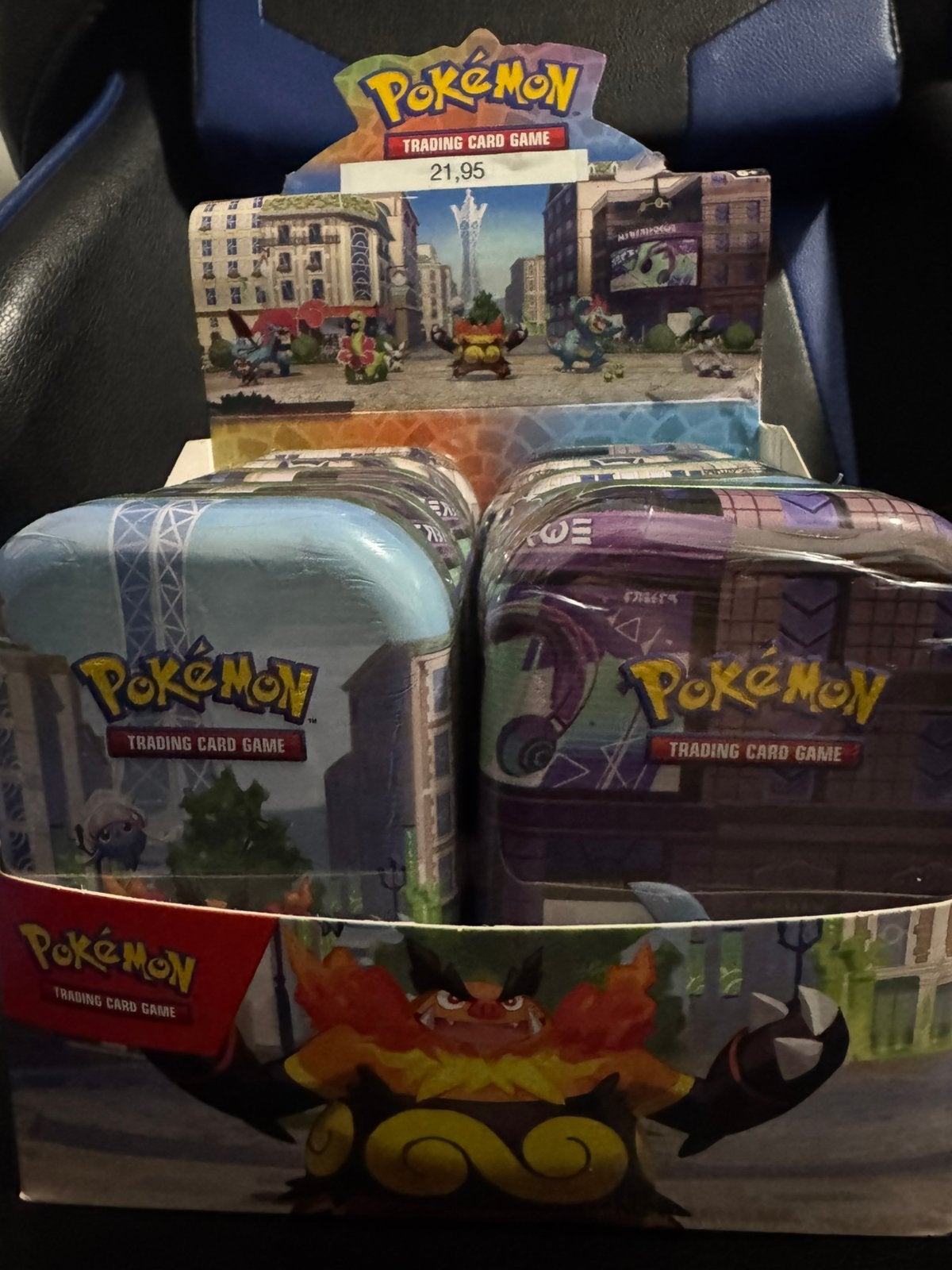 Pokémon Lumiose city mini tins, Verzenden, Zo goed als nieuw