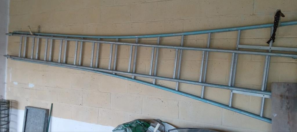 Échelle 3m 75 cm double, Bricolage & Construction, Enlèvement