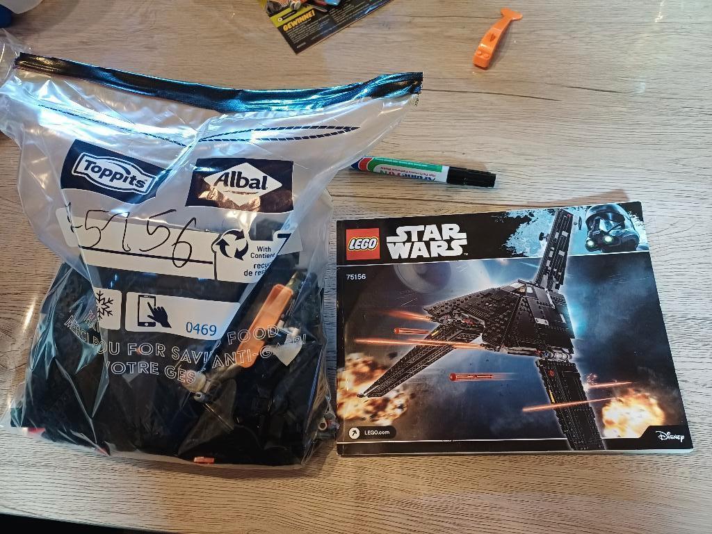 Lego star wars: 75156 krennic´s imperial shuttle, Kinderen en Baby's, Speelgoed | Duplo en Lego, Ophalen, Zo goed als nieuw, Complete set