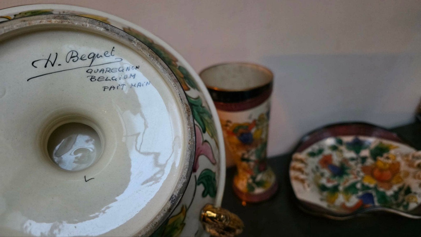 3 stuks porcelain, Enlèvement ou Envoi