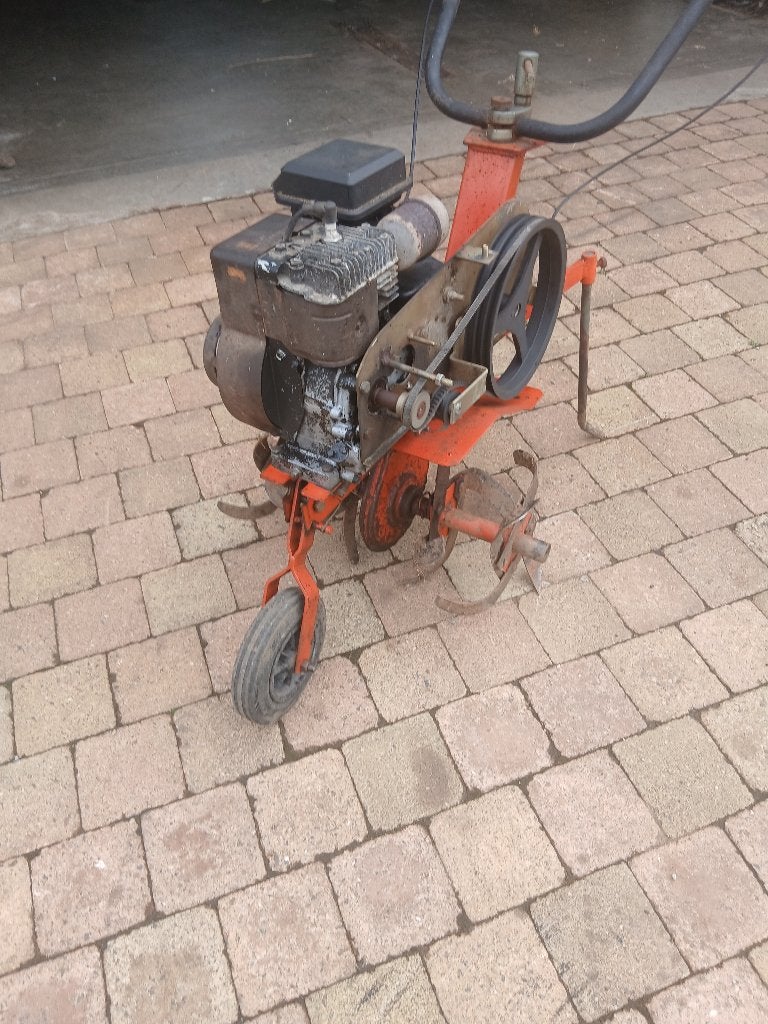 Motoculteur, Enlèvement, Utilisé, Essence