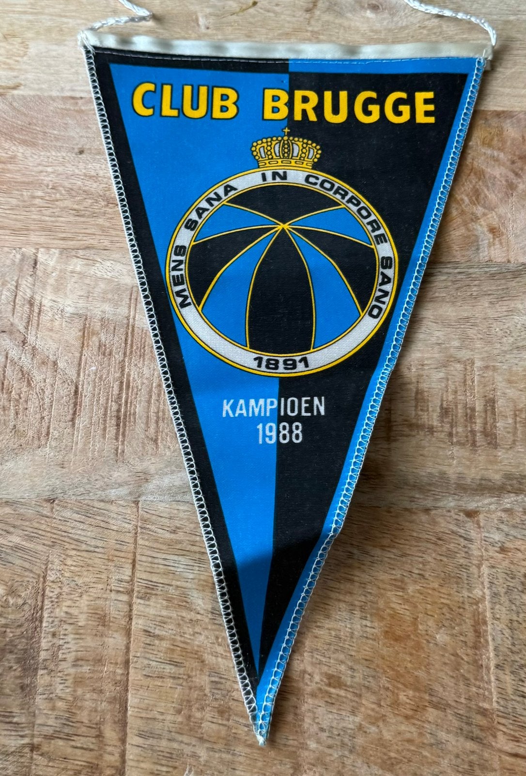 Wimpel Club Brugge 1988, Divers, Drapeaux & Banderoles, Enlèvement ou Envoi