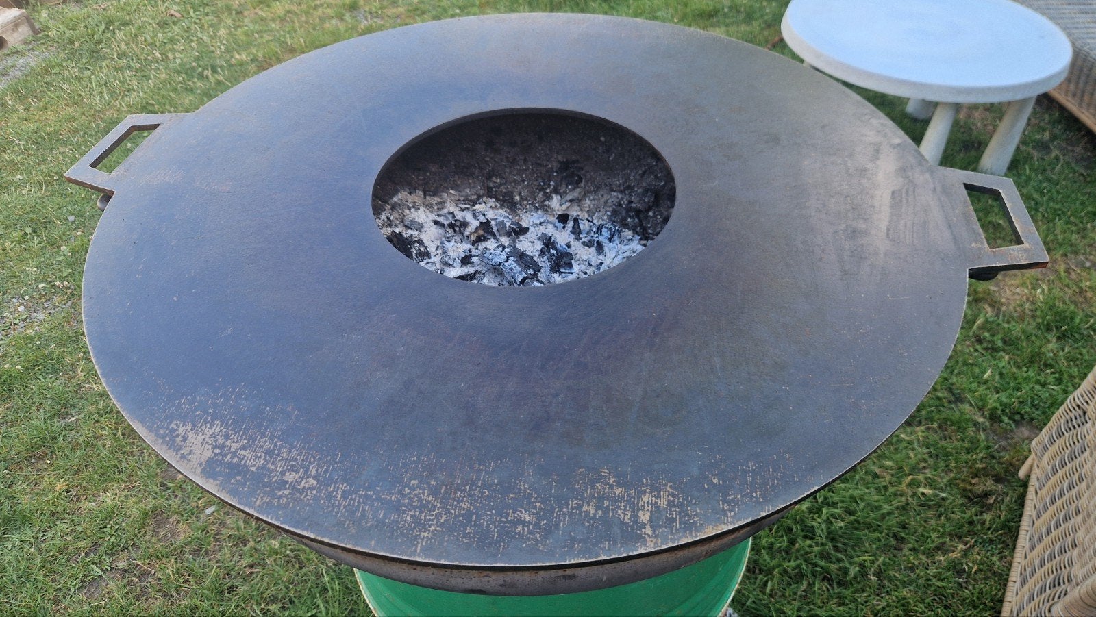 Planchaplaat 8mm diameter 80cm., Enlèvement