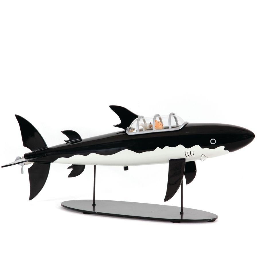 Grand requin tintin moulinsart 46cm "comme meuf" b/c, Enlèvement ou Envoi, Tintin, Comme neuf, Statue ou Figurine