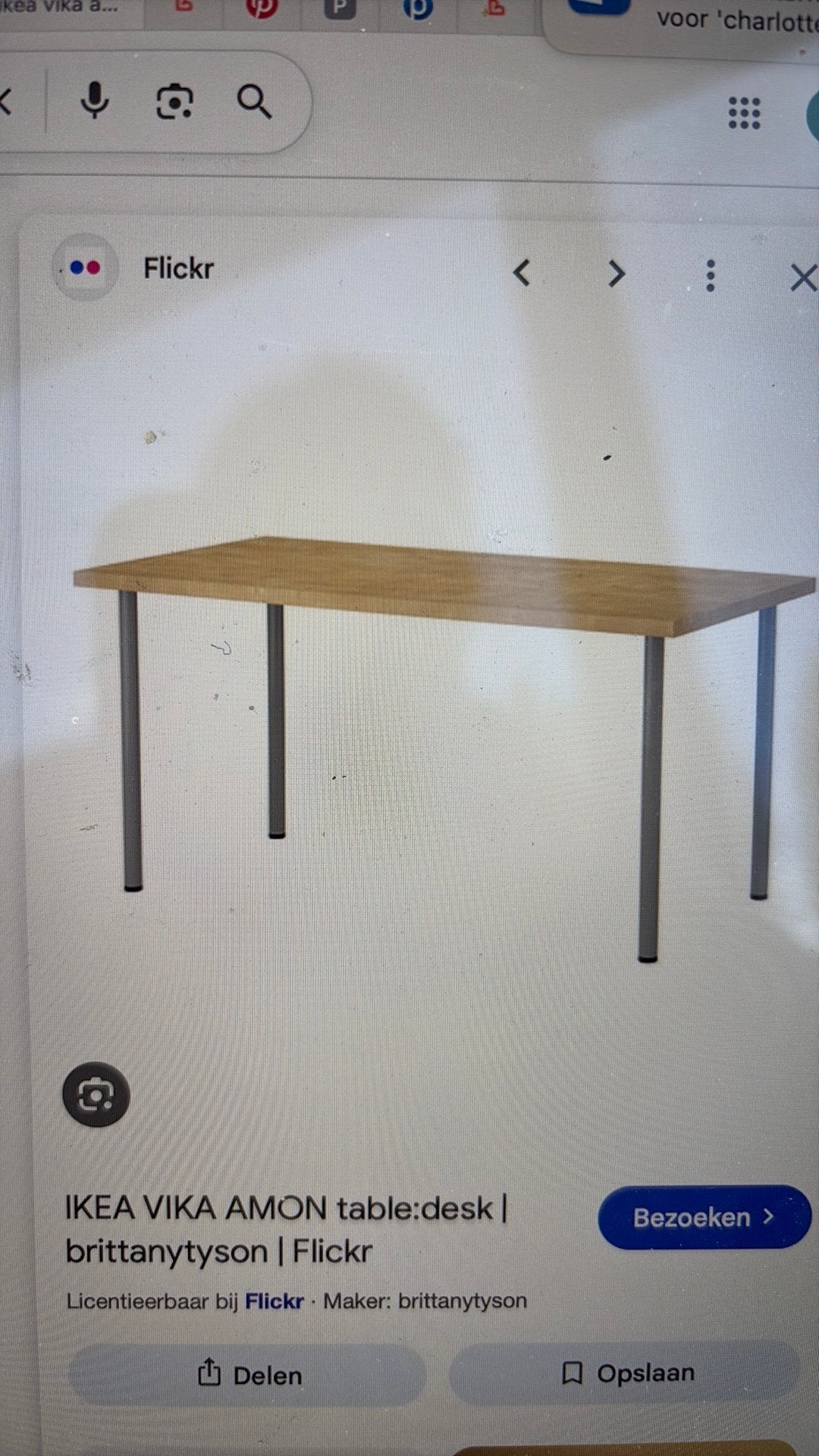 Gratis tafel ikea, Ophalen, Gebruikt