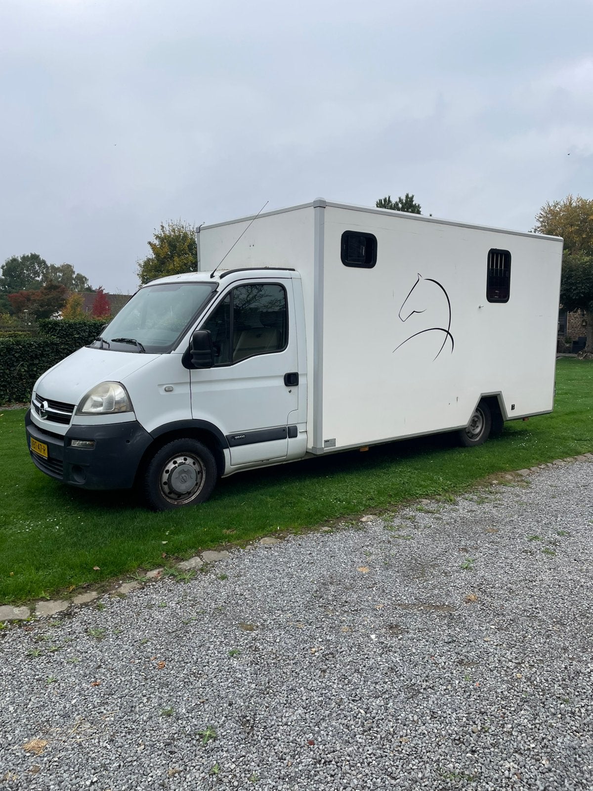Opel movano 2 paards, Enlèvement, Utilisé, Remorque 2 chevaux