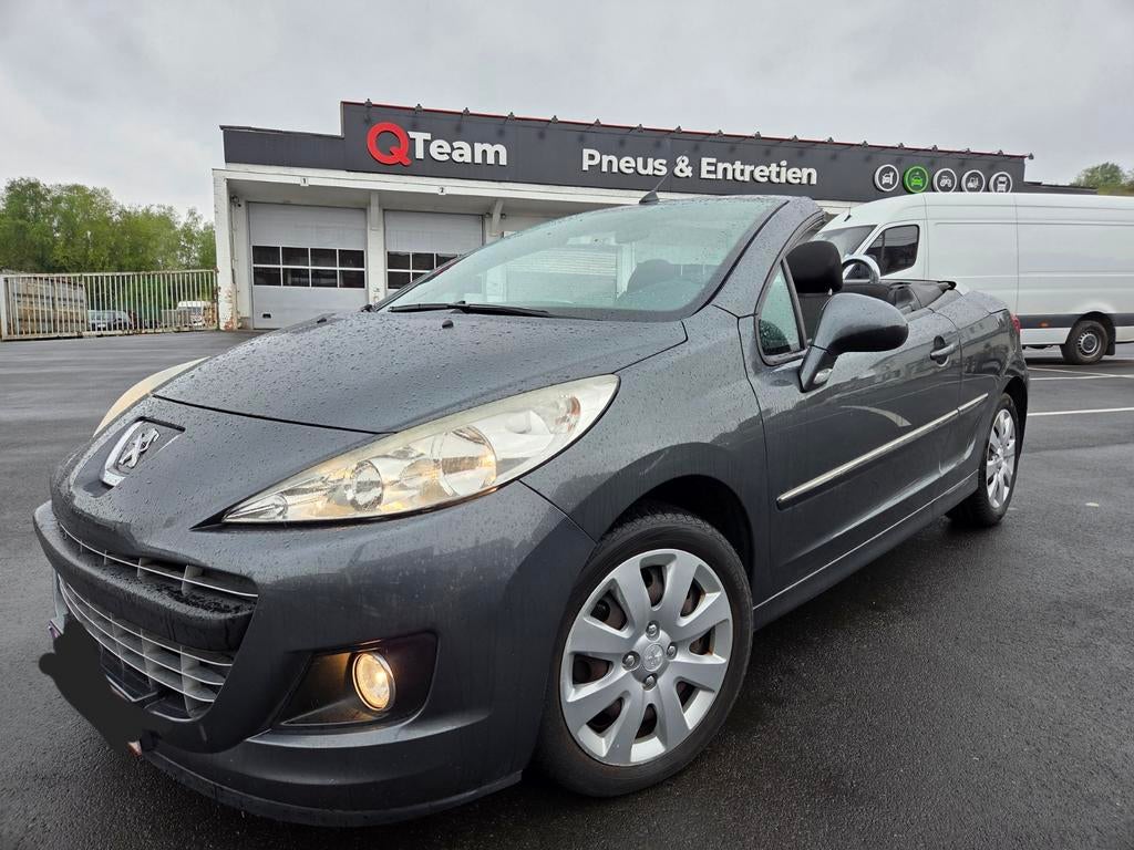 Peugeot 207cc 1.6i Cabriolet*Airco*Prête à immatriculée!!!, Auto's, Stof, Zwart, 4 cilinders, Cabriolet