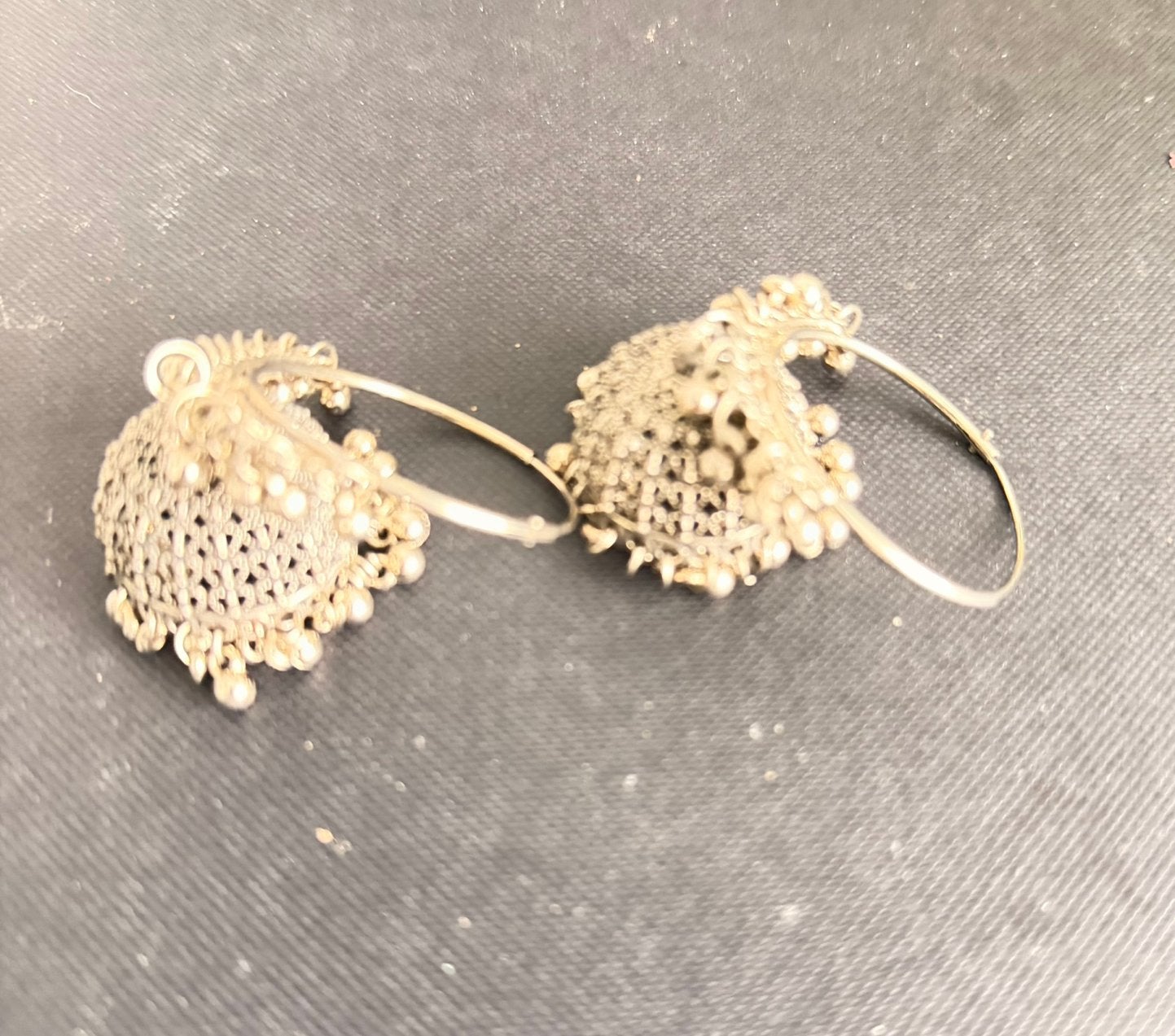 Oorbellen, Handtassen en Accessoires, Oorbellen, Ophalen, Zo goed als nieuw, Zilver
