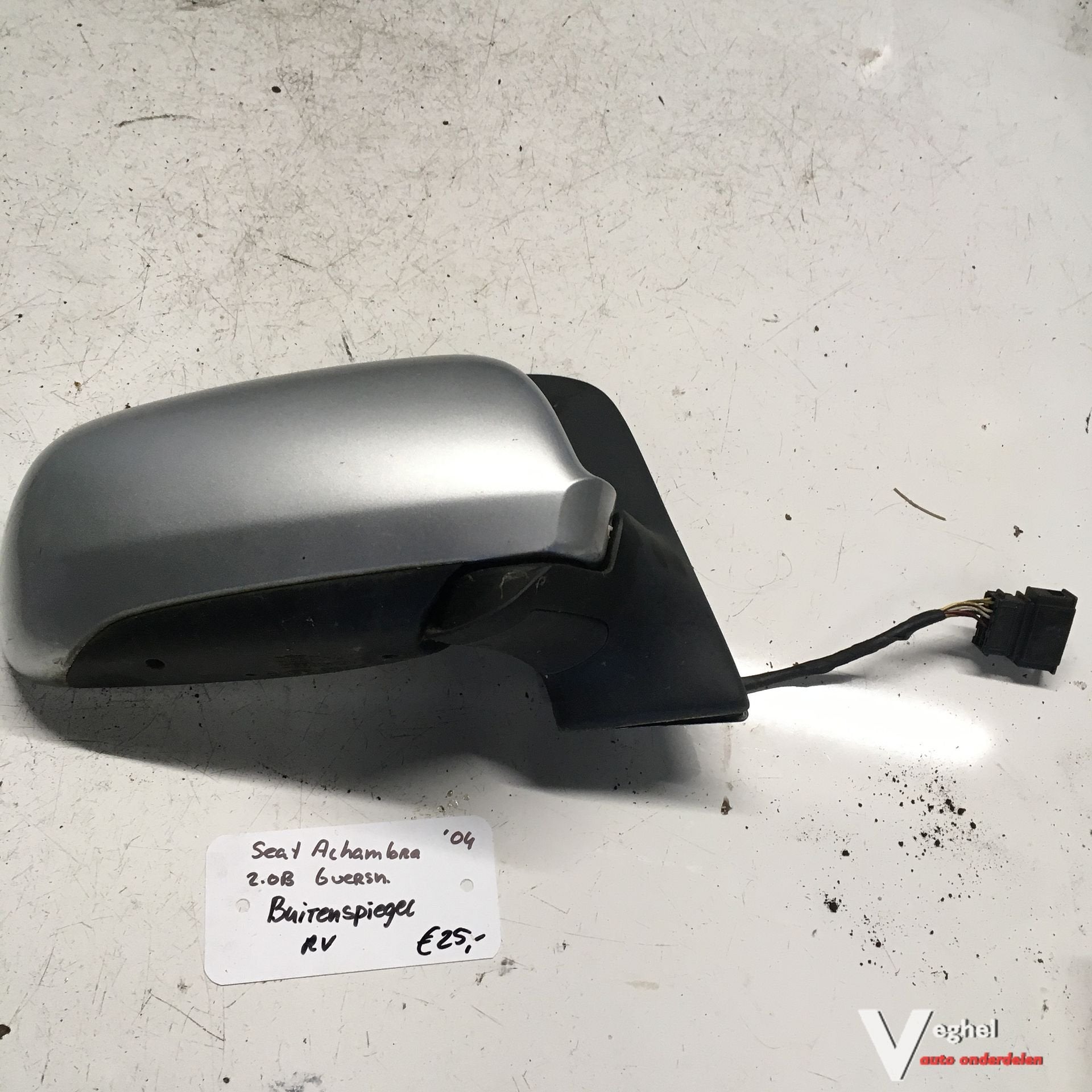 Seat Alhambra 2.0 B   6 Versnellingen 2004   Buitenspiegel R, Gebruikt, -, -, Ophalen of Verzenden