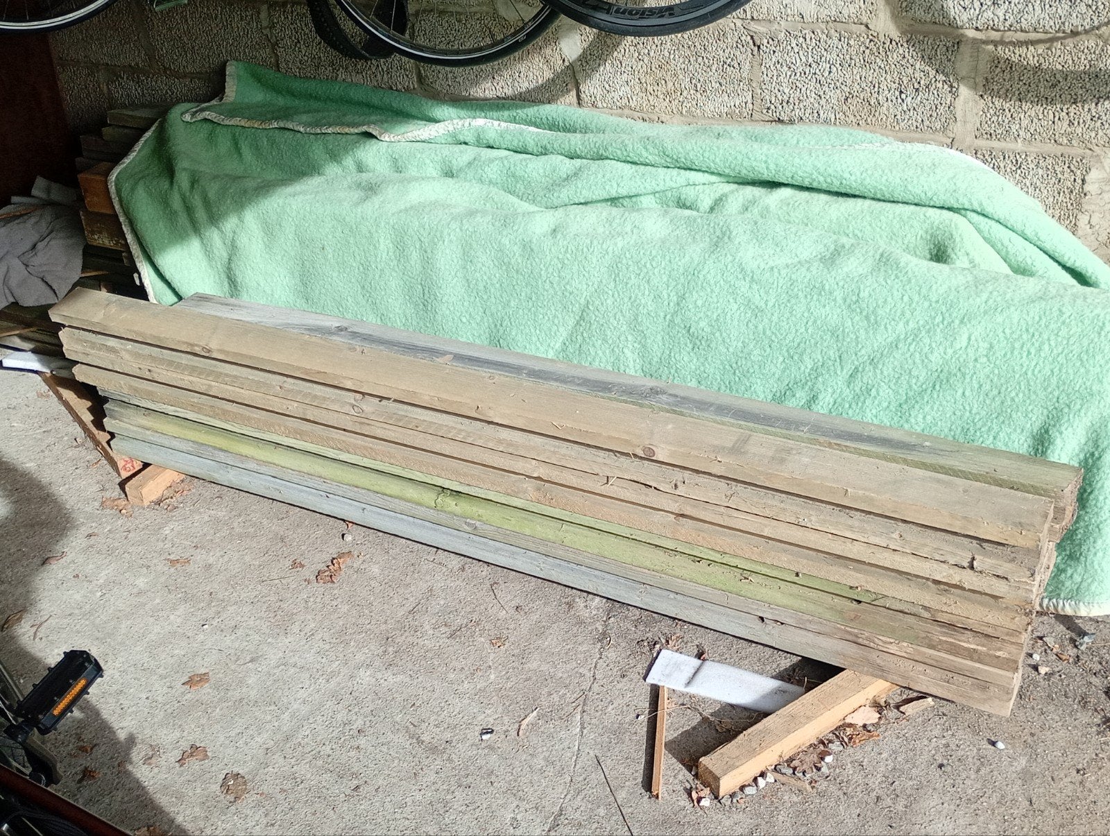 Tuinpalen met uitsparing, Ophalen, Minder dan 3 meter, Hout, 1 tot 2 meter
