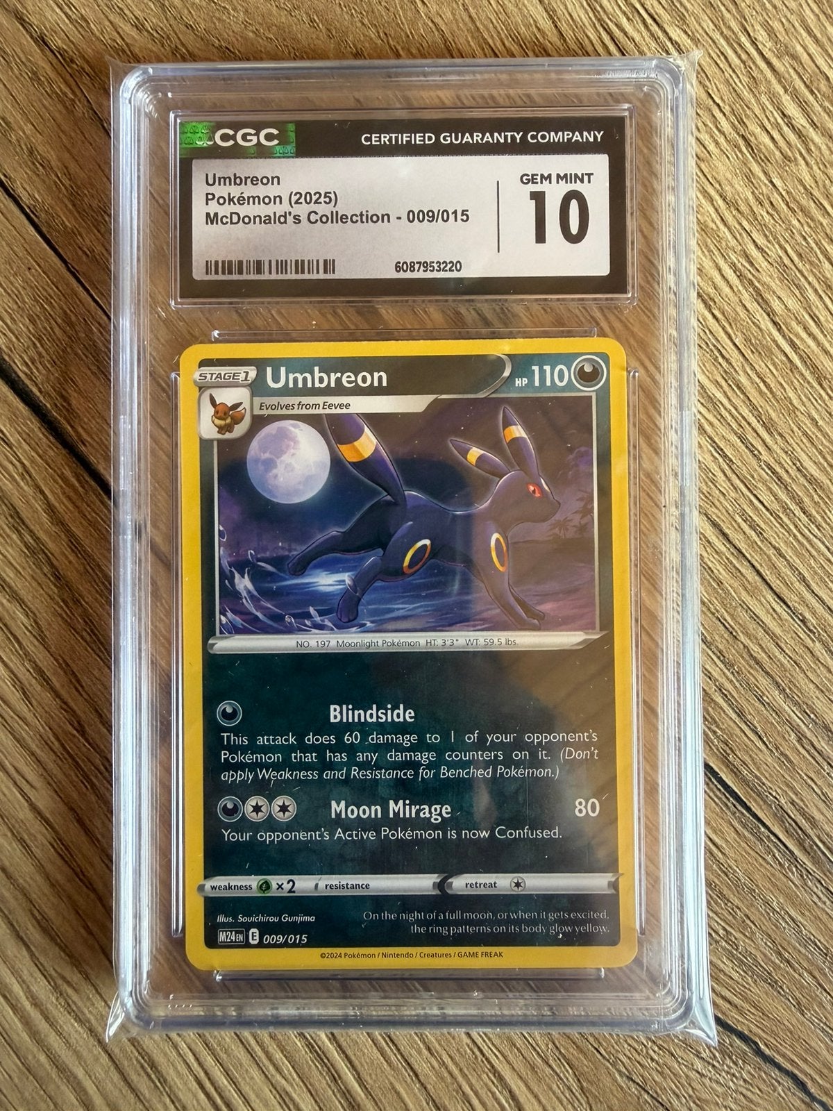 Umbreon McDonalds's Collection Gem Mint 10, Ophalen of Verzenden