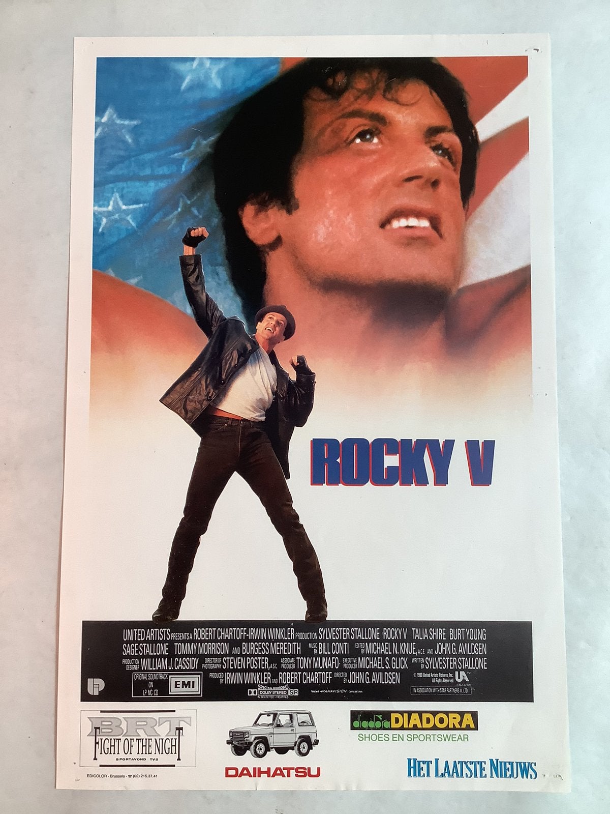 ROCKY 5   Filmpostr   35-50 cm    Used, Verzamelen, Ophalen, Zo goed als nieuw