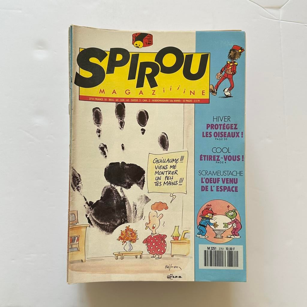 Spirou Magazine année 1991 complète, Verzamelen, Ophalen, Guust of Robbedoes, Zo goed als nieuw, Boek of Spel