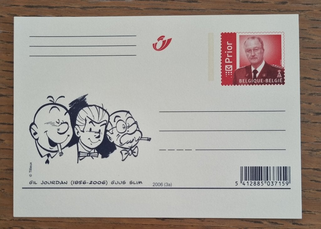 Briefkaart ** Guus Slim Gil Jourdan Belgica 2006 Prior, Postzegels en Munten, Verzenden, Briefkaart