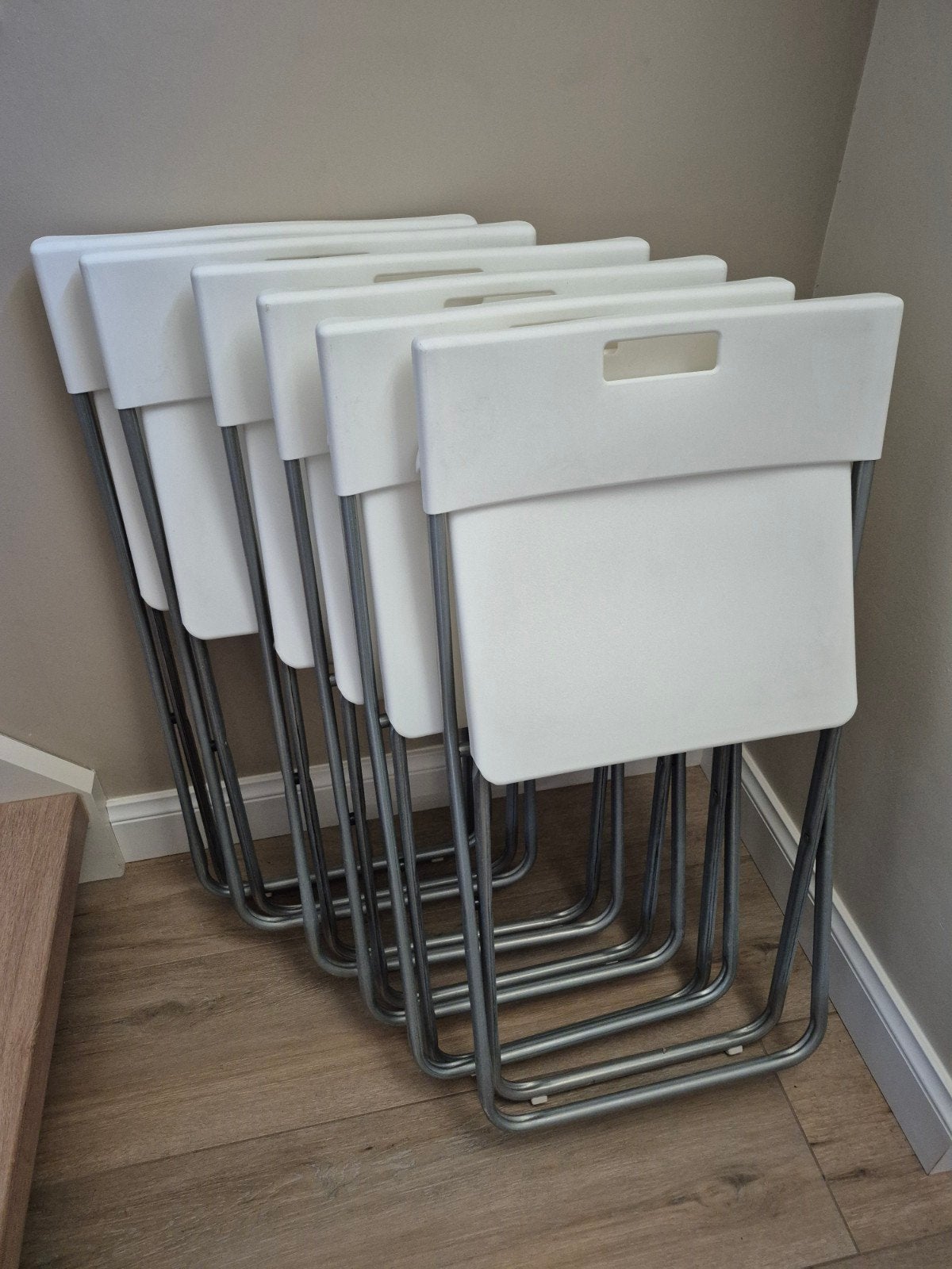 6 chaises pliantes Ikea Gunde, Enlèvement